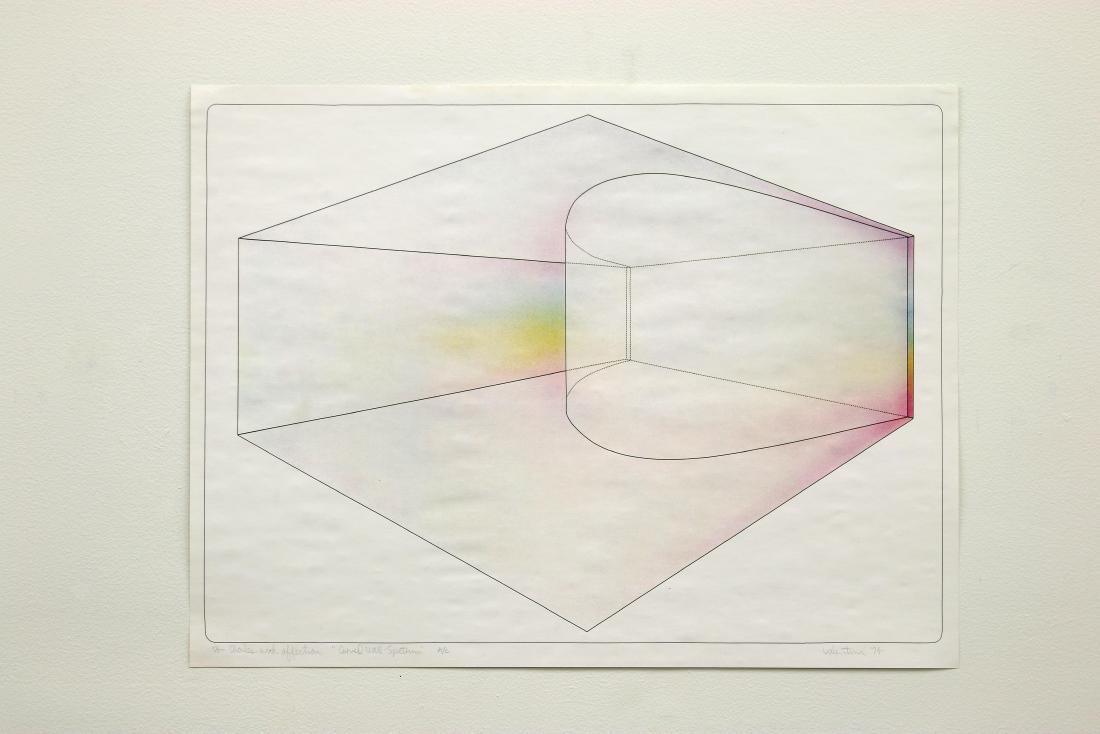 De Wain Valentine Curved Wall Spectacle 1974 Signed A/C (1 of 3)