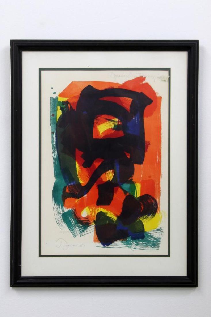 Herbert Bauer Dynamisches Formenspiel 1968 Lithograph (1 of 3)