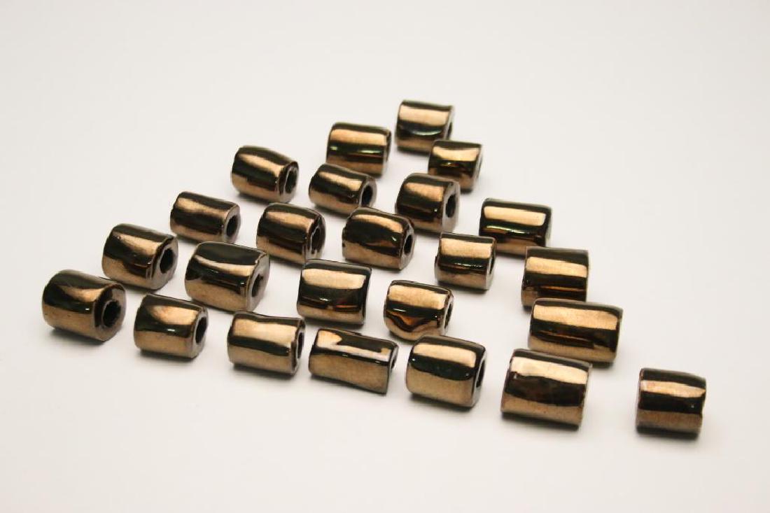 Doyle Lane MCM Studio Pottery Beads, Metallic, 24 (1 of 5)