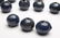 Doyle Lane MCM Studio Pottery Beads, Cobalt Blue, 12 - 3