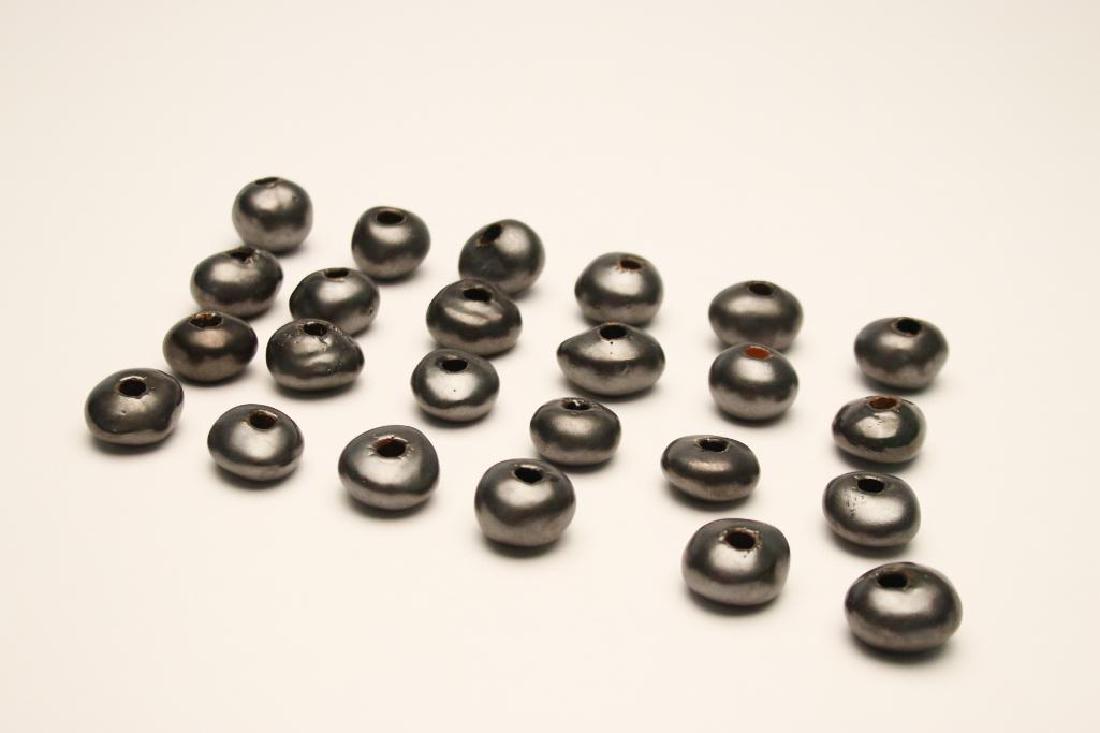 Doyle Lane MCM Studio Pottery Beads, Matte Graphite, 24 (1 of 6)