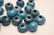 Doyle Lane MCM Studio Pottery Beads, Robins Eggs, 22 - 3