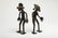 Pair of African Bronze Cameroon Figures Attribute Tikar - 2