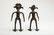 Pair of African Bronze Cameroon Figures Attribute Tikar - 3