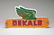 Dekalb Flying Corn Ear Masonite Advertising Sign