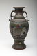 Brass Guanyin White Elephant Scenic Champleve Urn