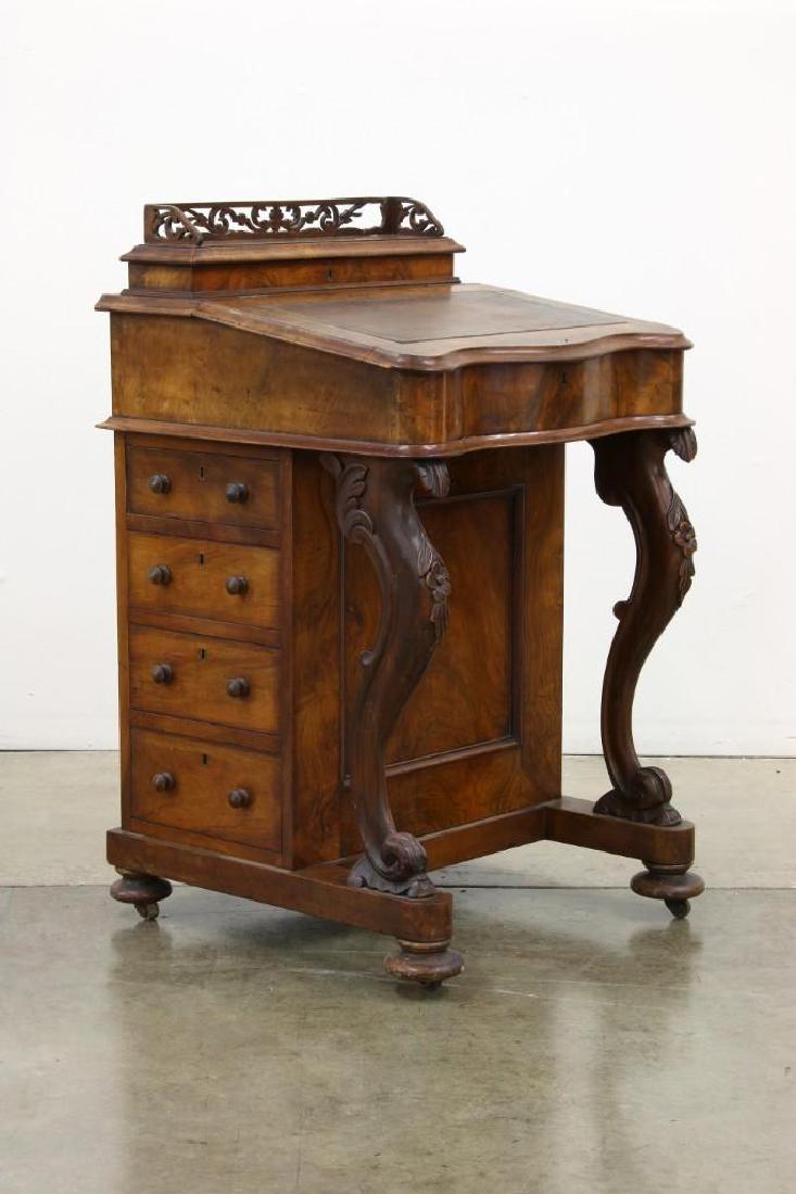19th C. English Wood Davenport Captains Desk (1 of 6)
