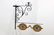 Optometrist Eyeglass Trade Sign Repro on Metal Bracket