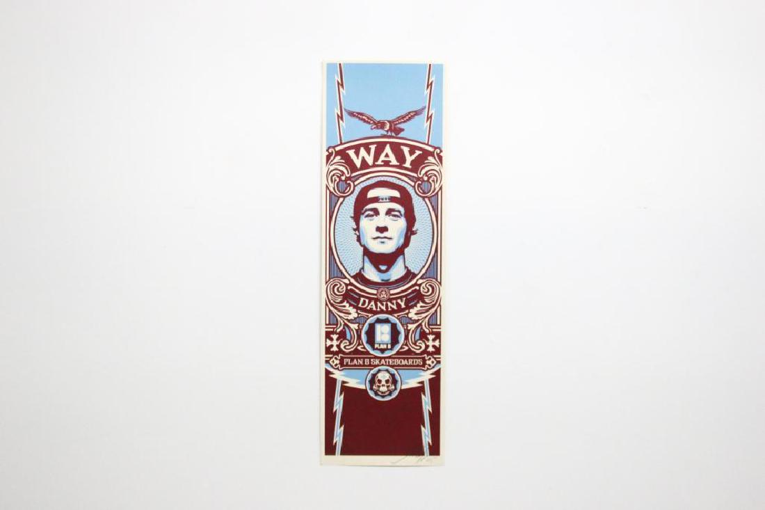 Shepard Fairey Plan B Danny Way 2005 Screen Print (1 of 3)