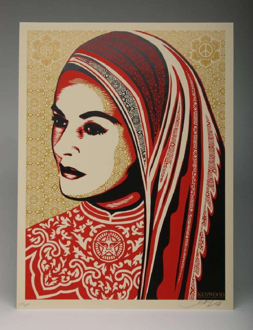 Shepard Fairey Peace Woman Kenwood 2008 Screen Print (1 of 3)