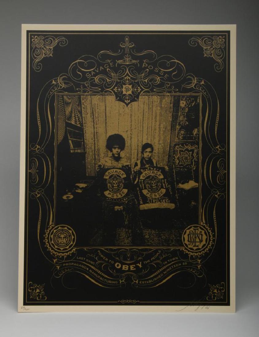 Shepard Fairey Giant Savage 2 2006 Screen Print 258/300 (1 of 3)