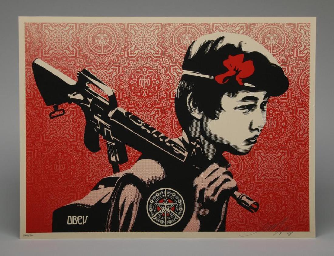 Shepard Fairey Duality of Humanity 2 2008 Screen Print (1 of 3)