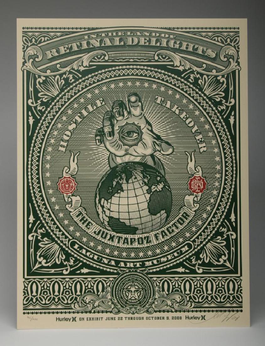 Shepard Fairey Juxtapoz Factor Laguna 2008 Screen Print (1 of 3)