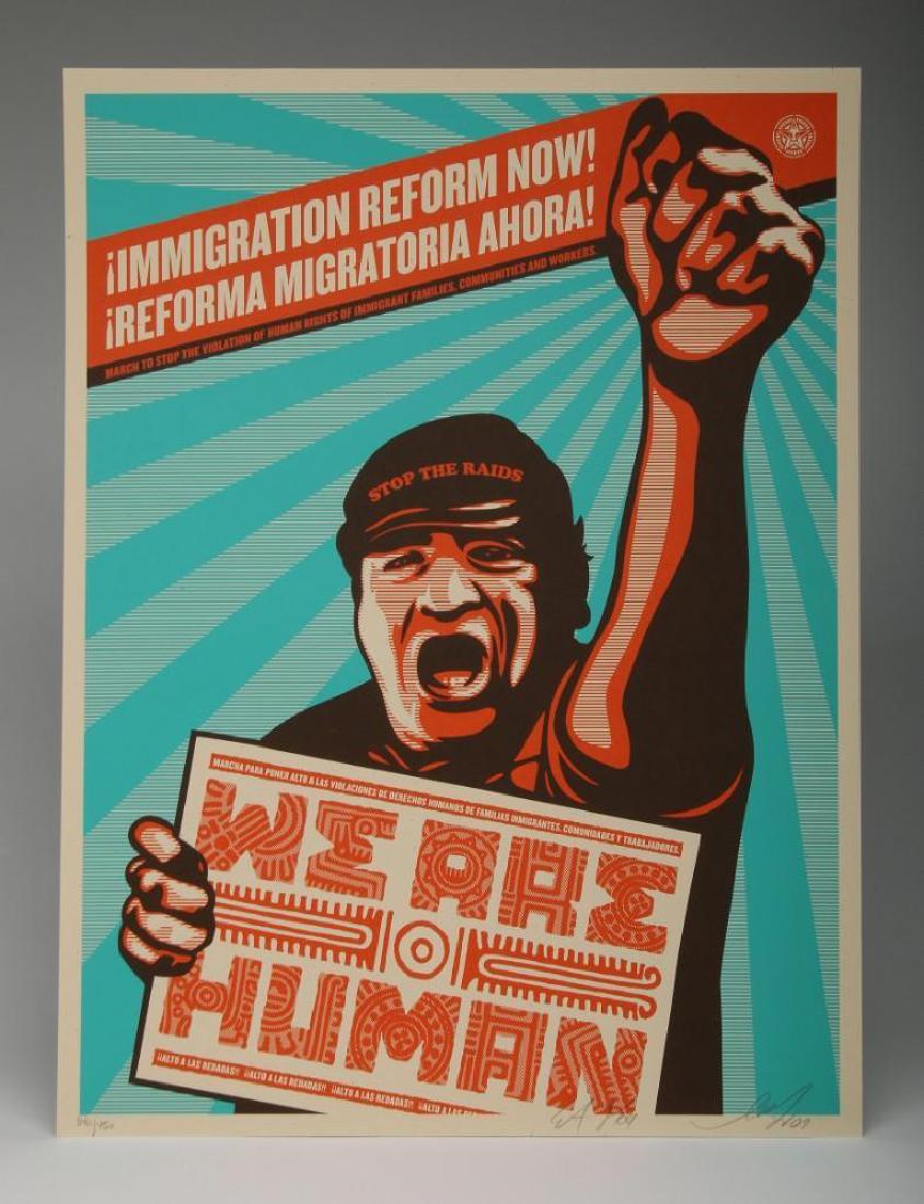 Shepard Fairey Ernesto Yerena Immigration Reform Now! (1 of 4)