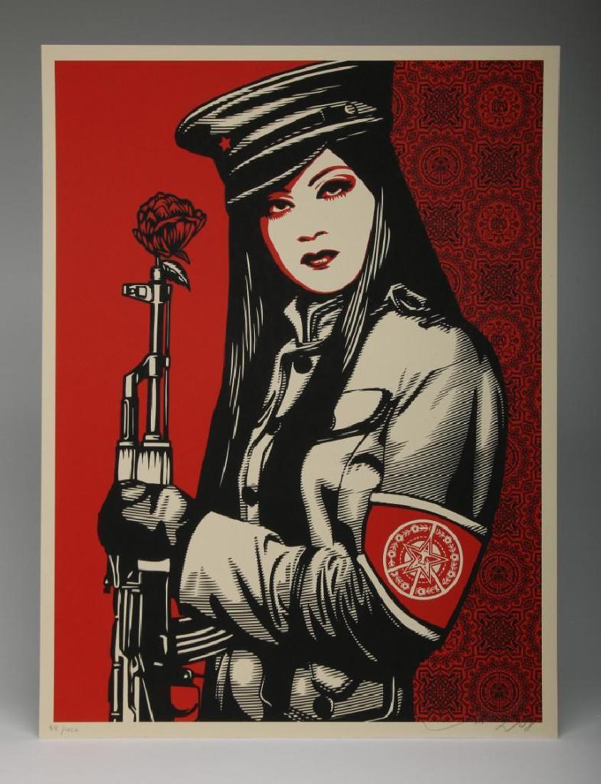 Shepard Fairey Peace Guard 2008 Screen Print 58/450 (1 of 3)