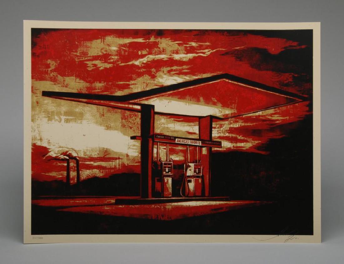 Shepard Fairey America's Favorite Red 2010 Screen Print (1 of 3)