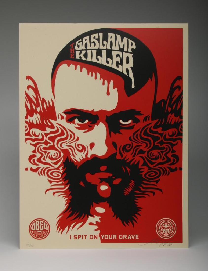 Shepard Fairey Gaslamp Killer 2008 Screen Print 396/400 (1 of 3)