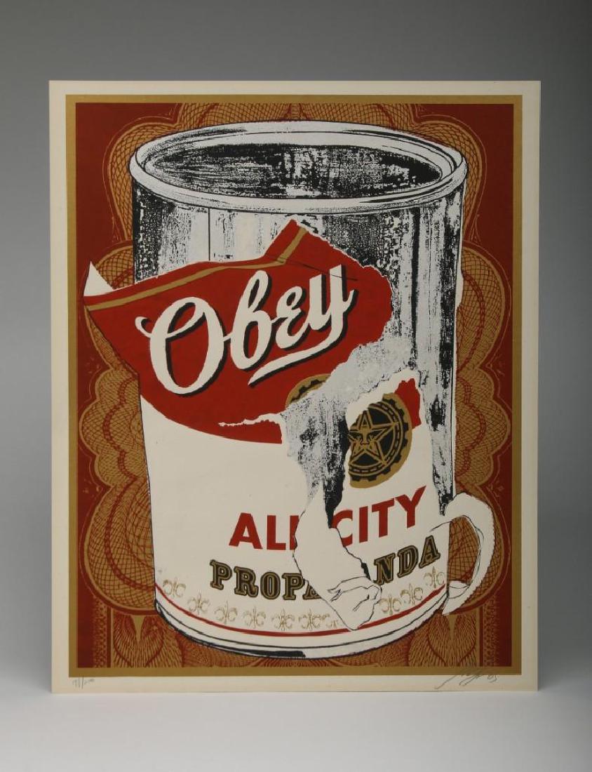 Shepard Fairey All City Propaganda 2005 Screen Print (1 of 3)