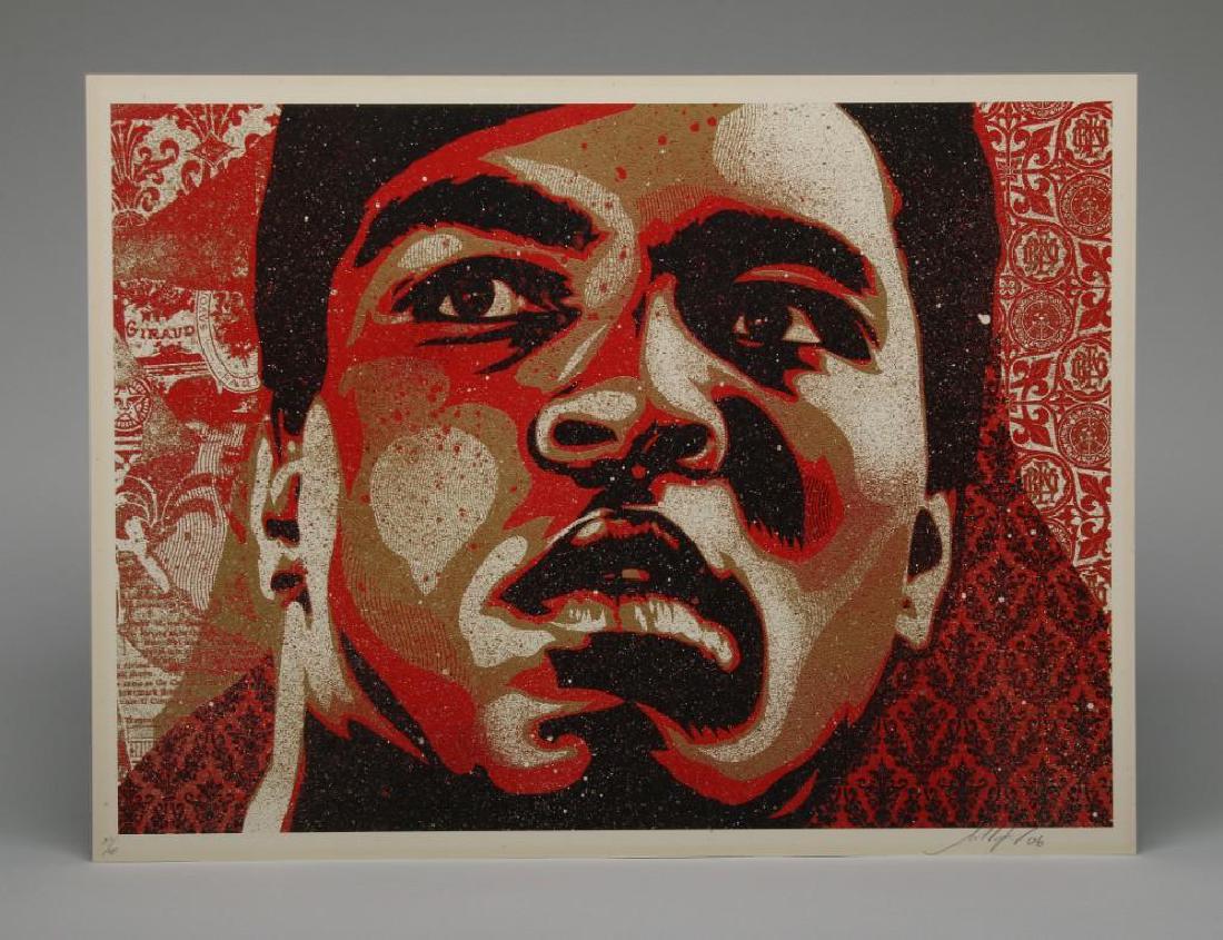Shepard Fairey Muhammad Ali 2006 Screen Print 151/300 (1 of 3)