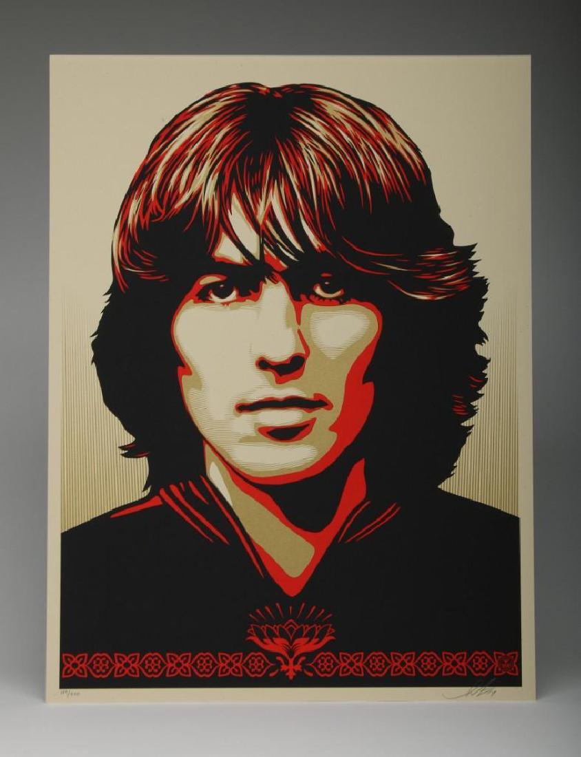 Shepard Fairey Poster for George Red 2014 Screen Print (1 of 3)