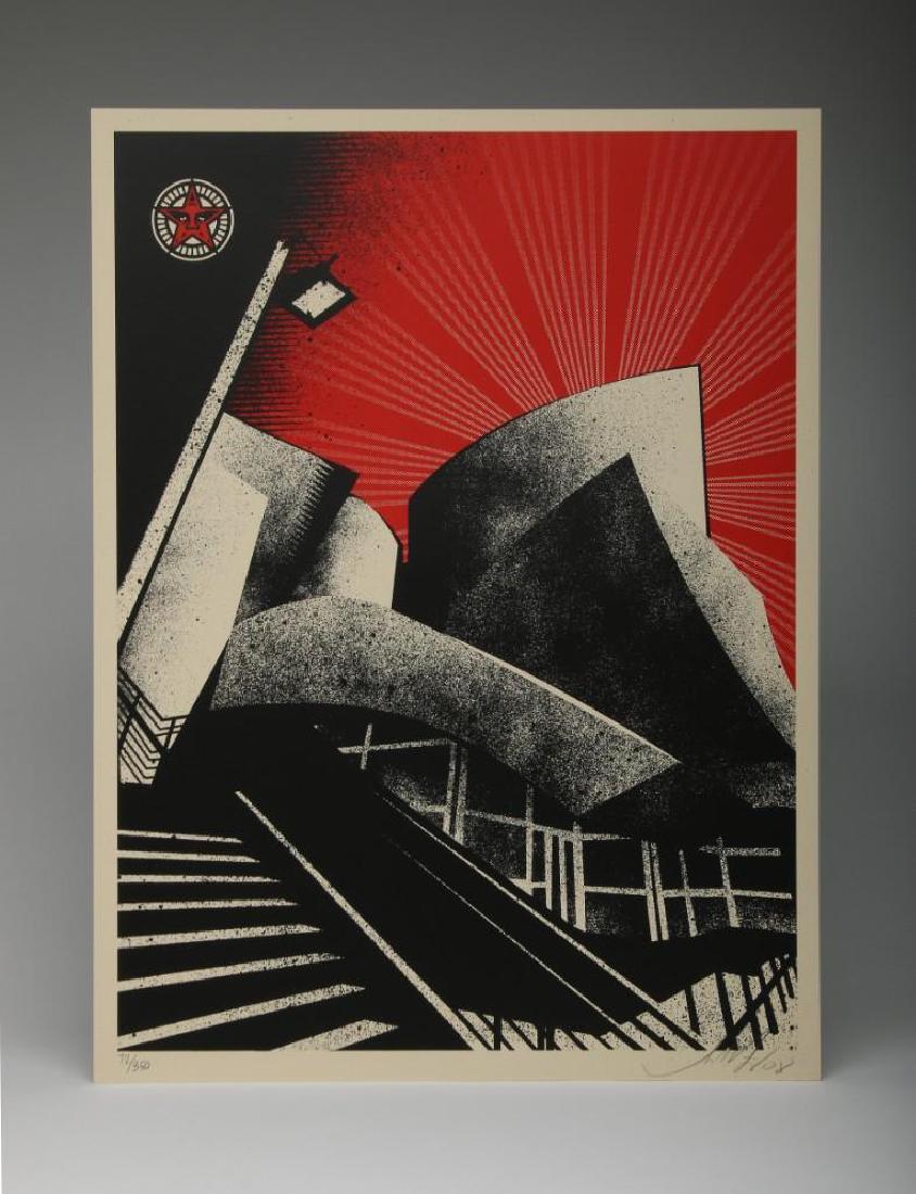 Shepard Fairey LA Philharmonic Hall 2007 Screen Print (1 of 3)