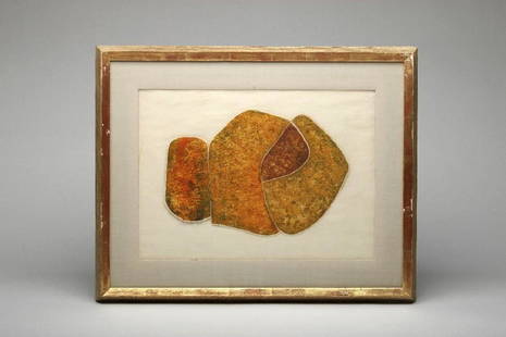 DeMott 1972 Mixed Media: Pencil signed and dated lower left DeMott 1972. Framed and matted. Sight: 12 in. H x 16.75 in. W, Frame: 18.25 in. H x 23 in. W x 1.25 in. D.