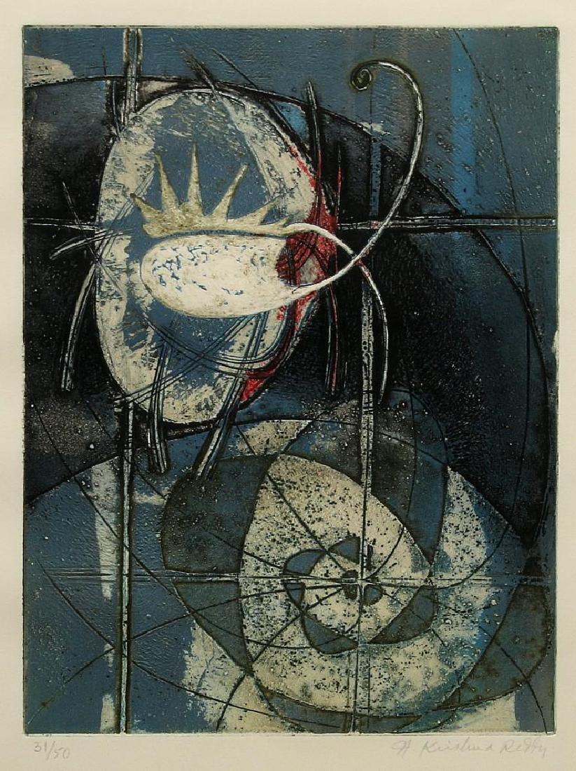 Krishna Reddy Asterix Etching (1 of 5)