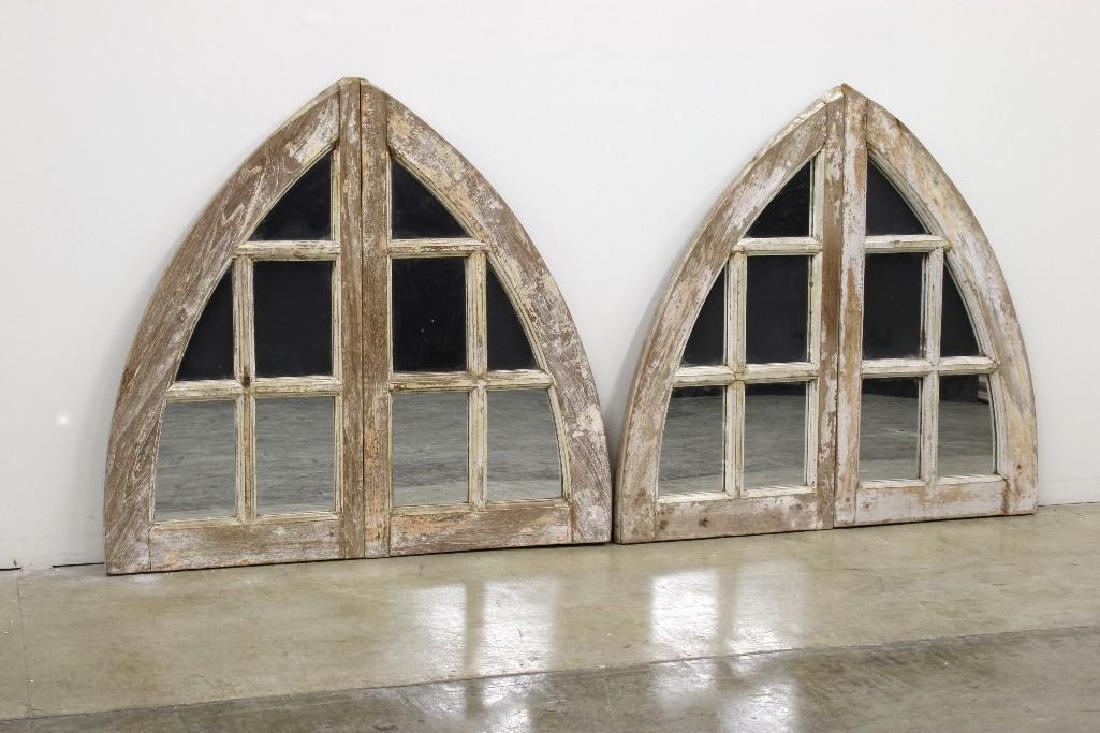 Pair Of Vintage Church Mirrors (1 of 1)