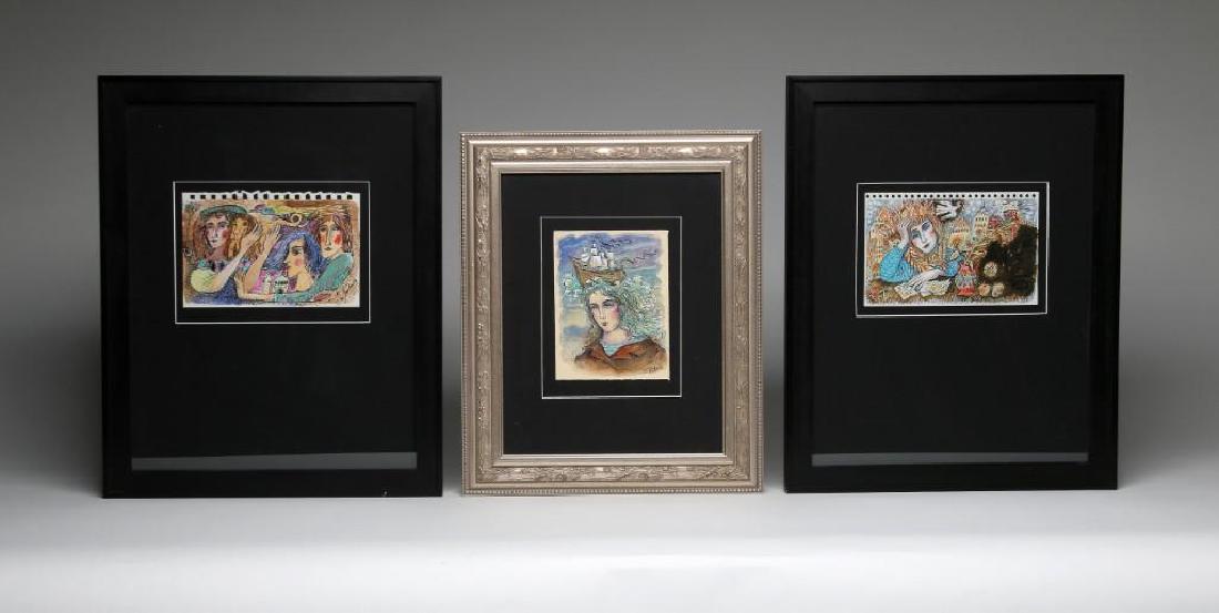 Group of Three Igor Koutsenko Mixed Media (1 of 8)