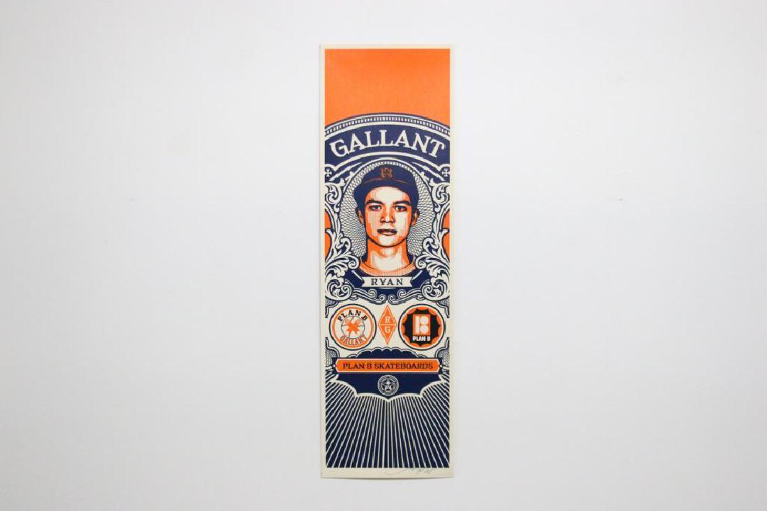 Shepard Fairey Plan B Ryan Gallant 2005 Screen Print (1 of 3)