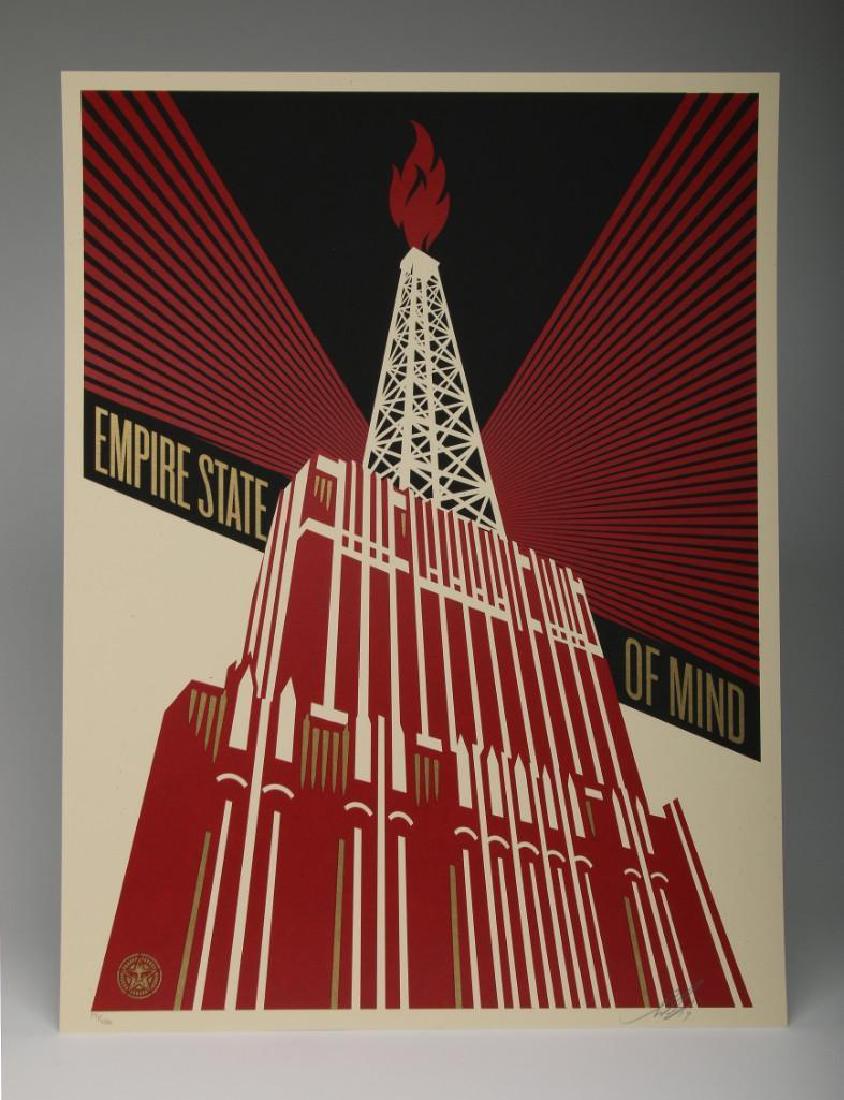 Shepard Fairey Empire State Of Mind 2014 Screen Print (1 of 3)