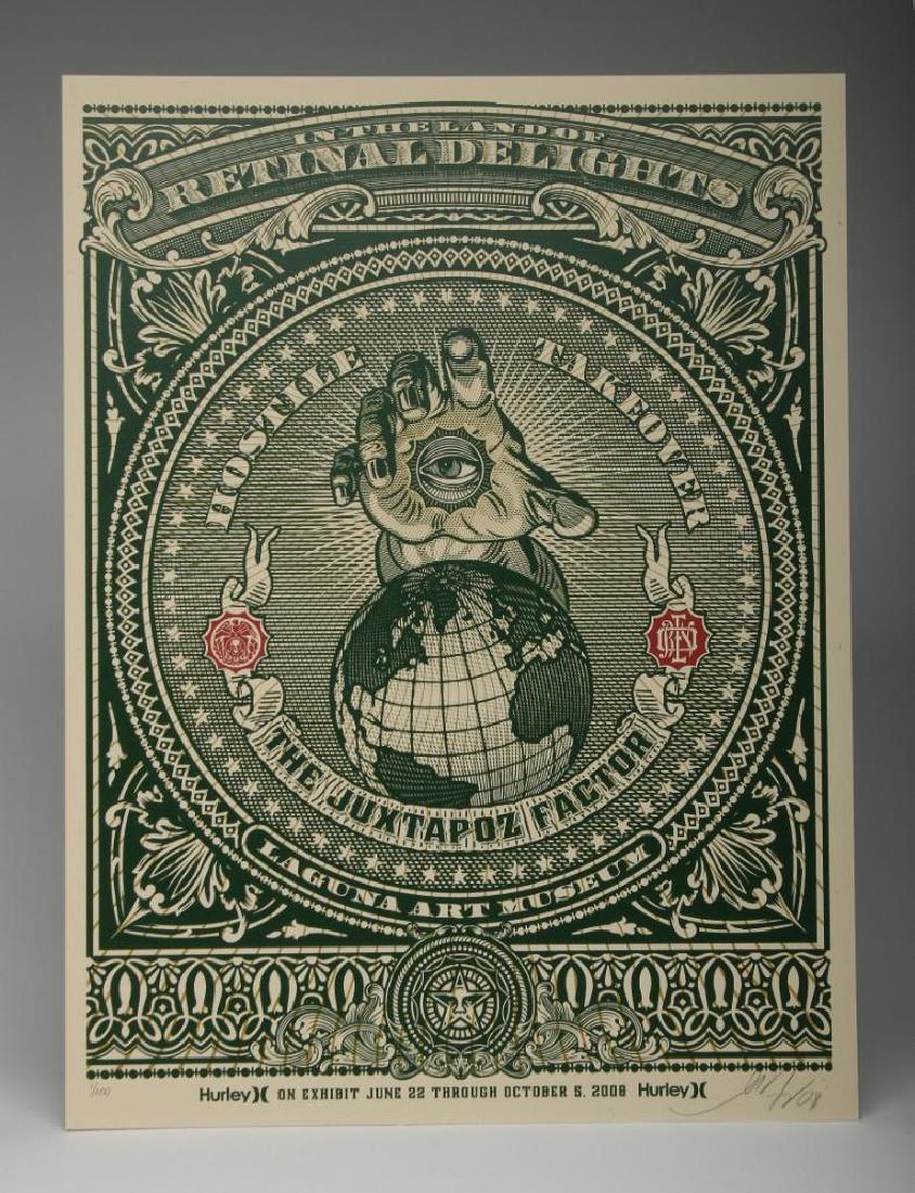 Shepard Fairey Juxtapoz Factor Laguna (Gold) 2008 (1 of 3)
