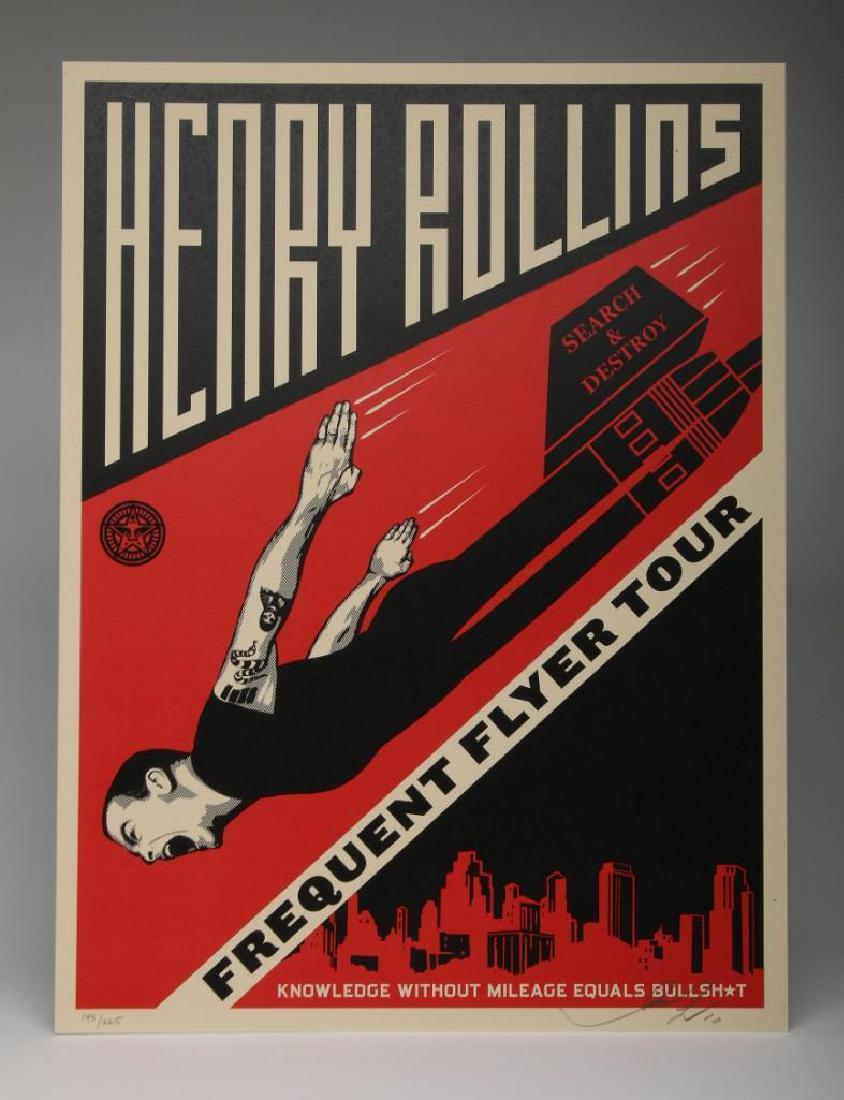 Shepard Fairey Henry Rollins Frequent Flyer Tour 2010 (1 of 3)