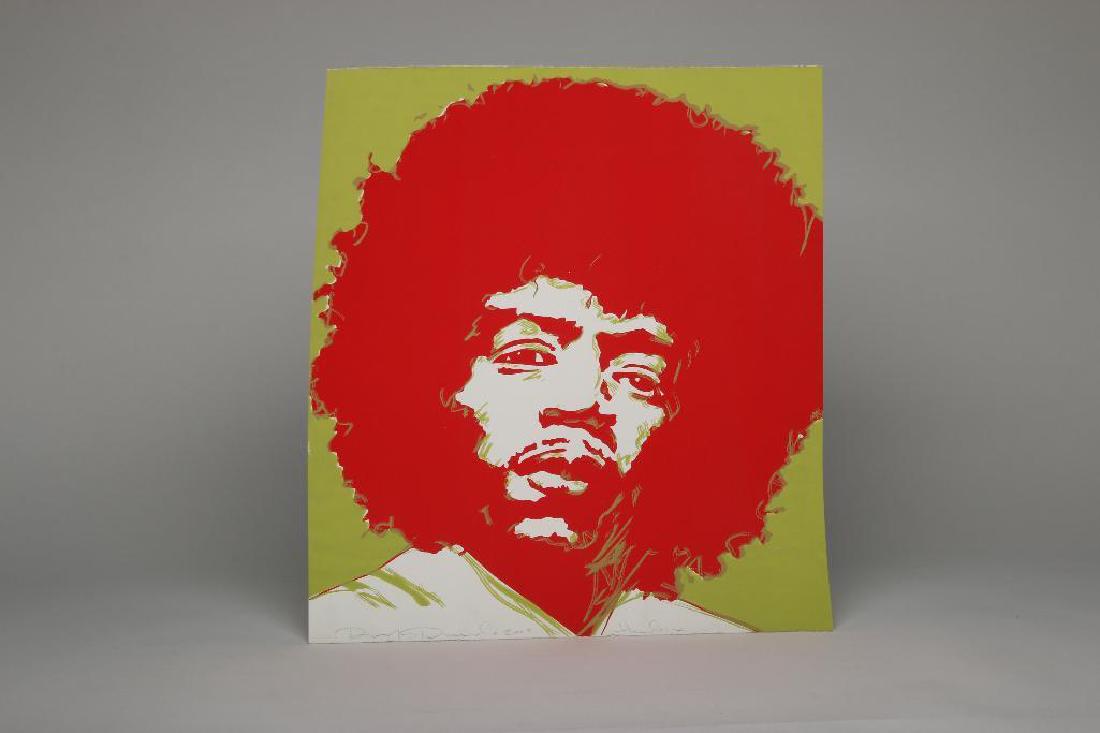 Richard Duardo Signed 2003 Jimi Hendrix Silkscreen (1 of 3)