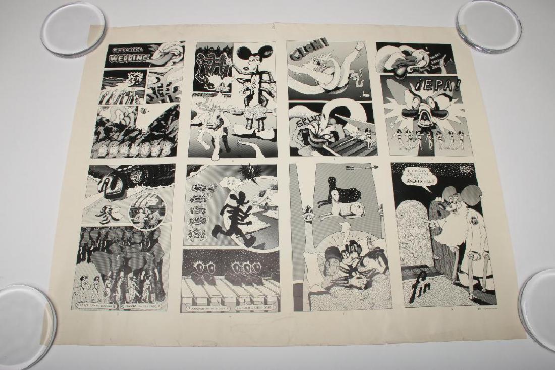 Vintage 1971 Neon Park Chemical Wedding Comic Poster (1 of 4)
