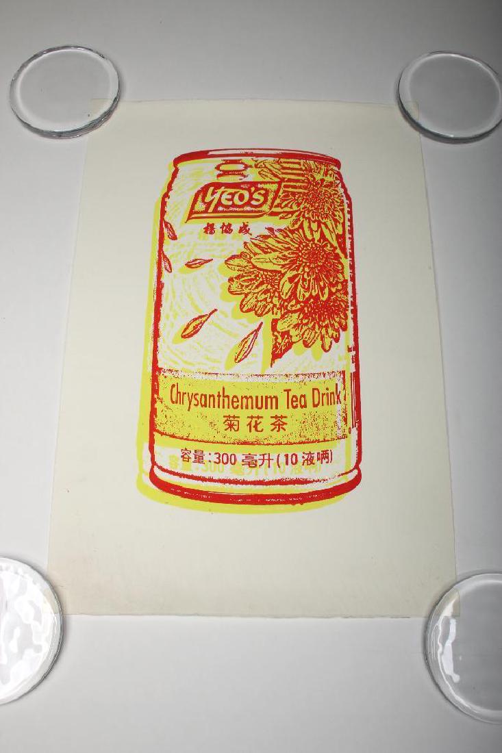Yeo's Chrysanthemum Tea Drink 2 Color Screen Print (1 of 2)