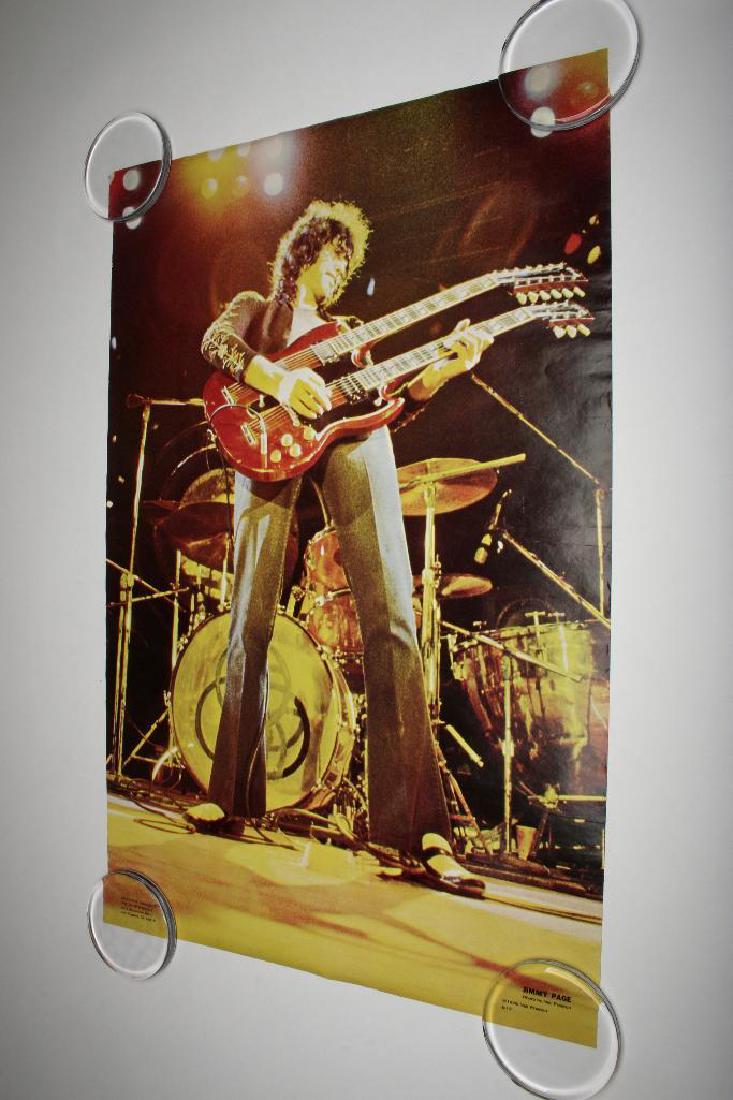 Vintage 1976 Preston Jimmy Page Live Concert Poster (1 of 3)