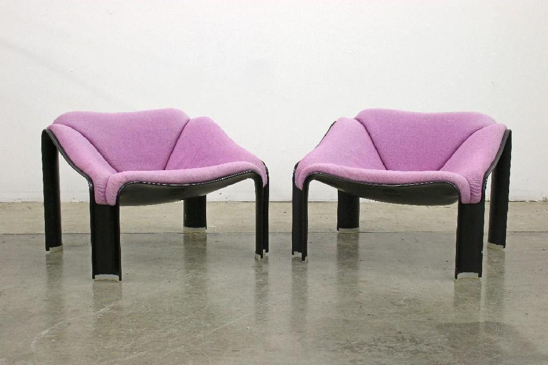 2 Pierre Paulin Artifort Modern Pink Bucket F303 Chairs (1 of 8)