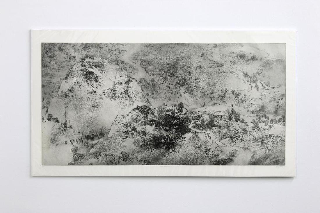 Peter Milton Etching Parade, Second State 1966/67 (1 of 3)