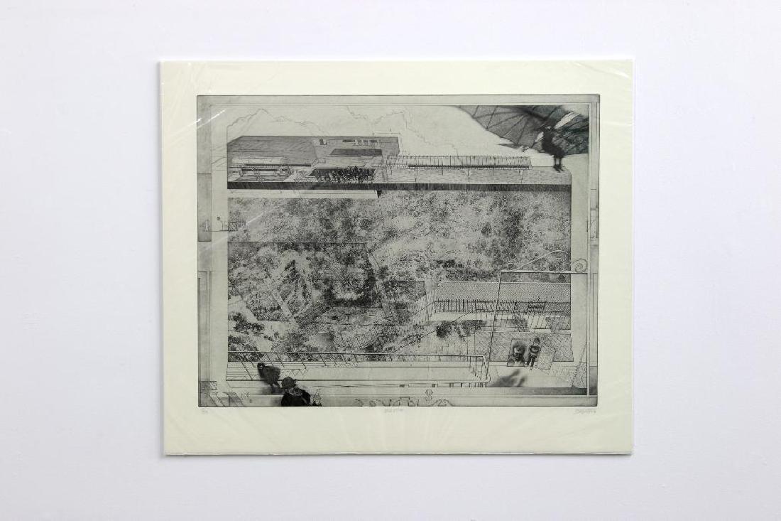 Peter Milton Signed Second Opinion 1974 Etching (1 of 3)