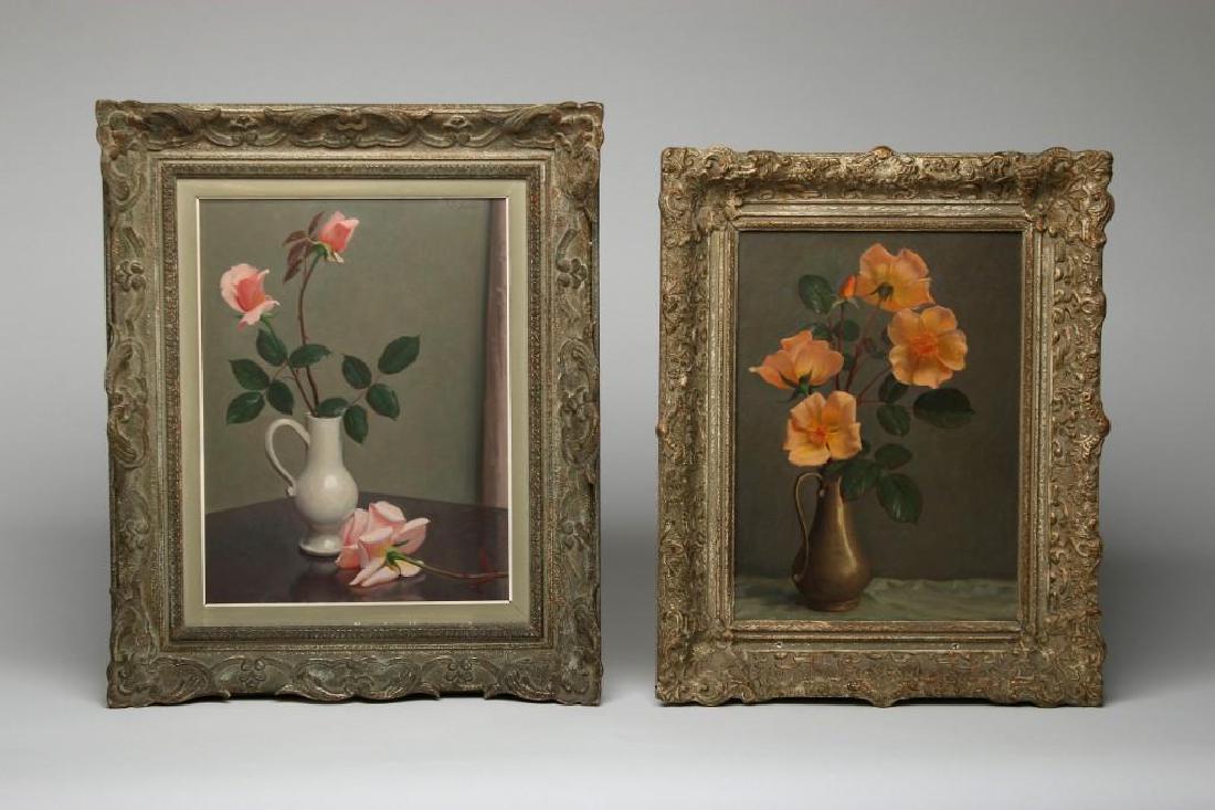 Pair John B Souter Still Lives Oil on Board (1 of 10)