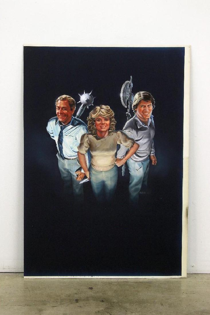 CW Taylor Original Deathtrap Movie Poster Concept Art (1 of 4)