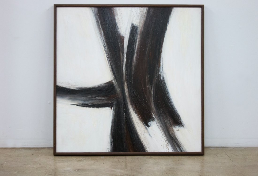 Robert Irwin Oil on Masonite: Oil on masonite. 36 in x 36 in.