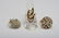 Group of Three (3) 14K Gold Rings with 4 ct Diamonds