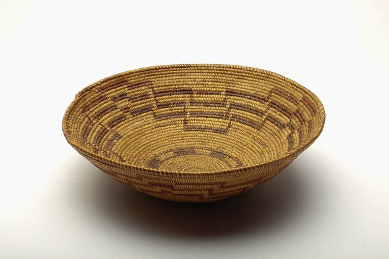Large Yokuts Basket Yuki Tribe