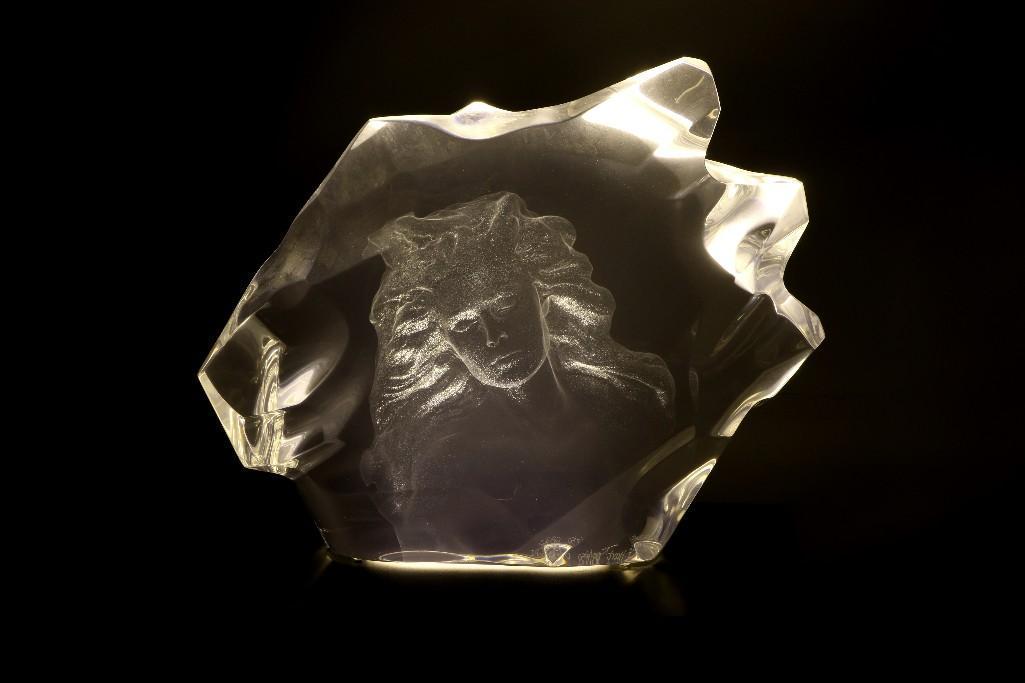 Frederick Hart (1943-1999) Acrylic Sculpture: Approx. 11 in. High