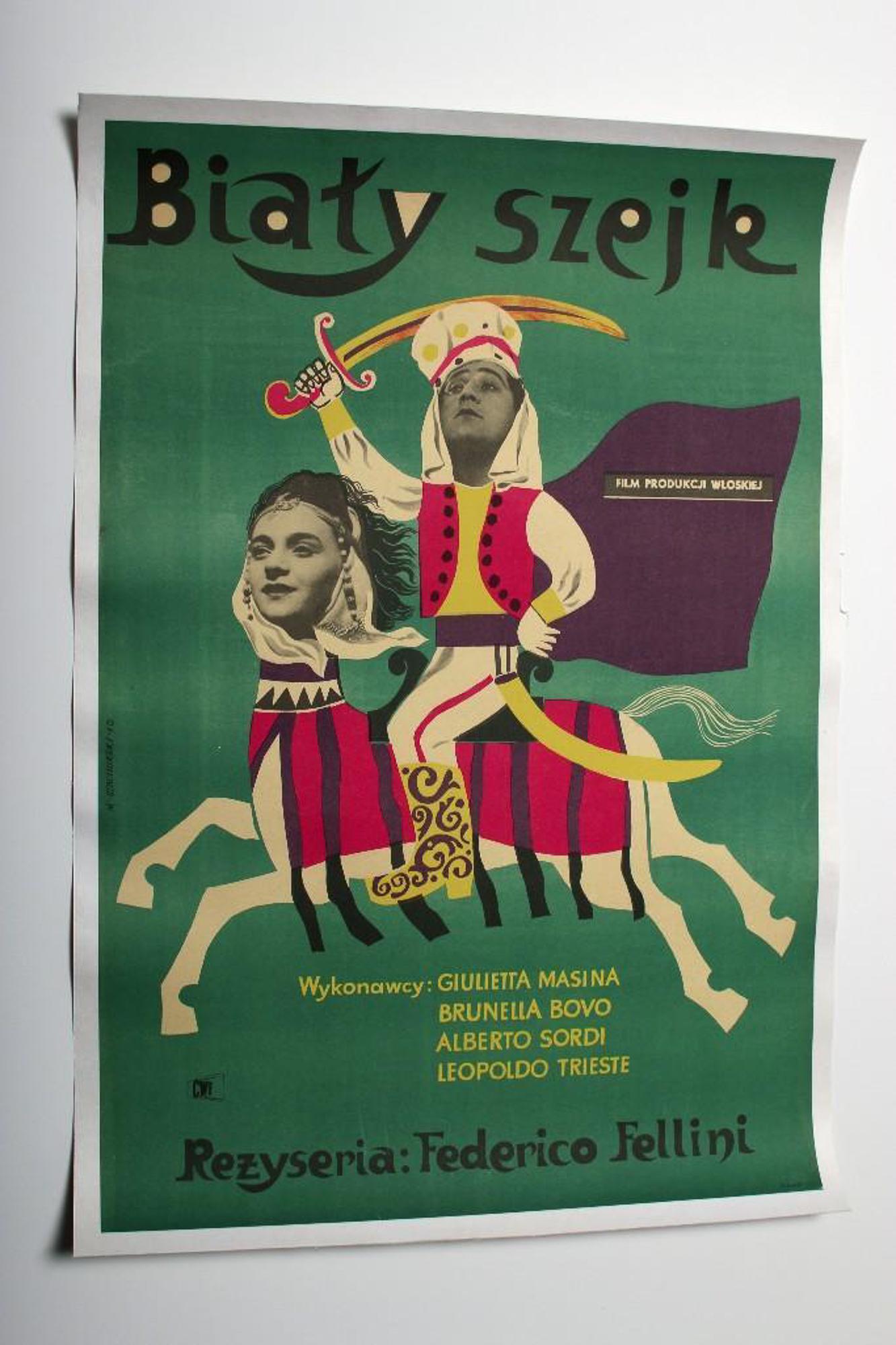 White Sheik Polish (Fellini, 1978) Polish Movie Poster (1 of 1)