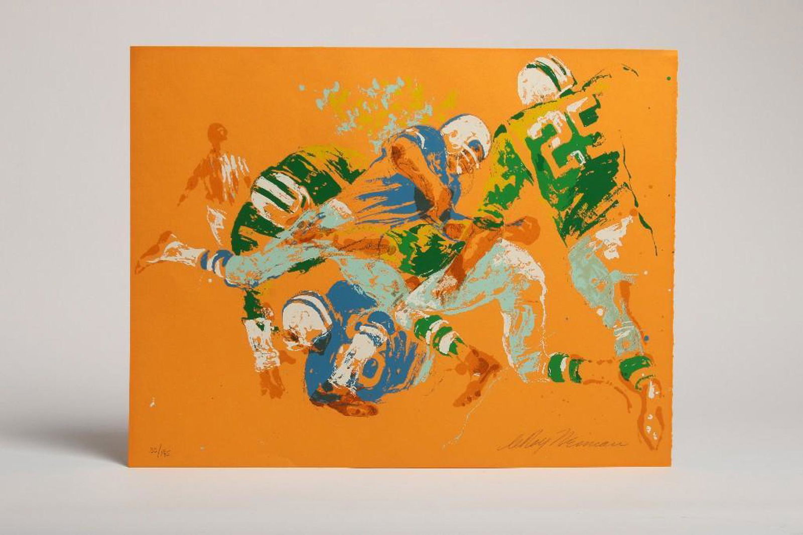 LeRoy Neiman (1921-2012) Signed Serigraph 1972 Orange (1 of 4)