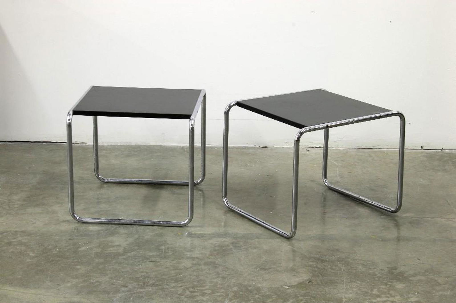 Pair of Marcel Breuer "Laccio" Italian Side Tables (1 of 3)