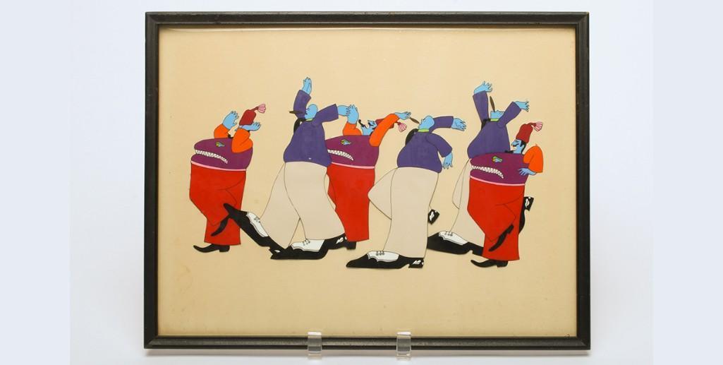 Original 1968 Beatles Yellow Submarine Animation Cel (1 of 4)